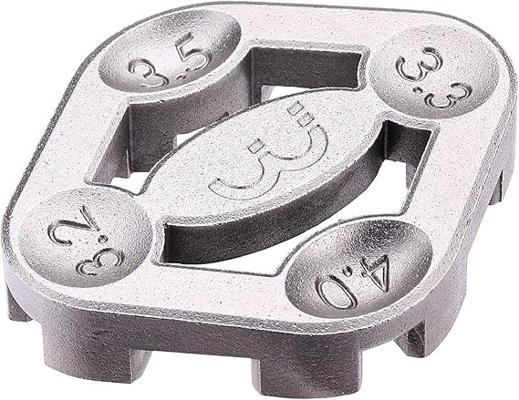 BBB BTL-15 Turner II Multi-Fit Spoke Wrench Silver (3.2, 3.3, 3.5)