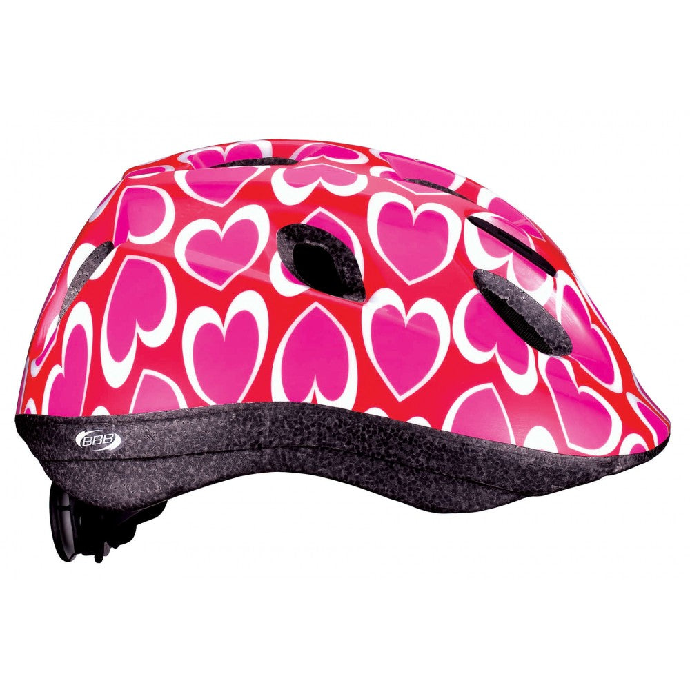 BBB BHE-37 Boogy Kids Helmet Glossy Heart S