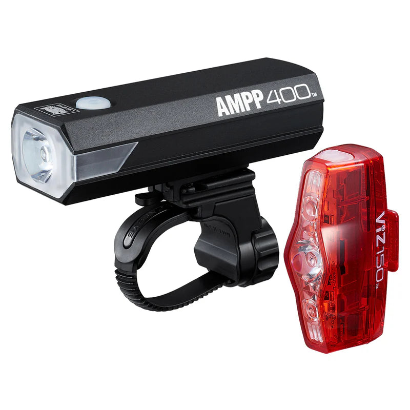Cateye AMPP500S & VIZ150 USB Light Set (Front And Rear)